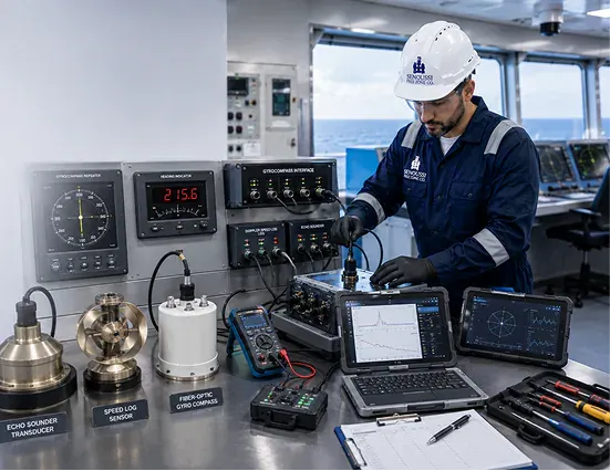 Echo Sounder, Speed Log & Gyrocompass