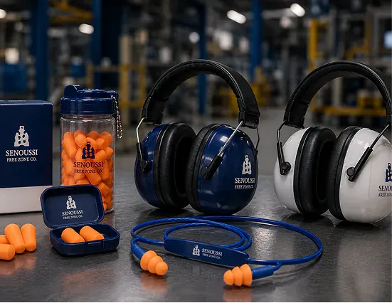 Ear muffs and ear plugs for hearing protection